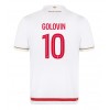 AS Monaco Aleksandr Golovin #10 Hemmatröja 2025-26 Korta ärmar AS Monaco Aleksandr Golovin #10 Hemmatröja 2025-26 Korta ärmar